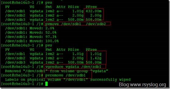 Linux LVM逻辑卷配置过程详解（创建，增加，减少，删除，卸载）_Linux基础_24