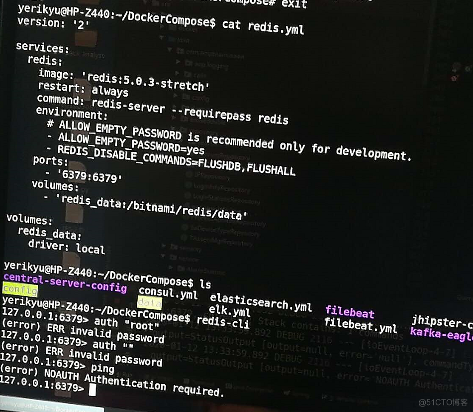 关于redis在docker-compose中免密配置的讨论