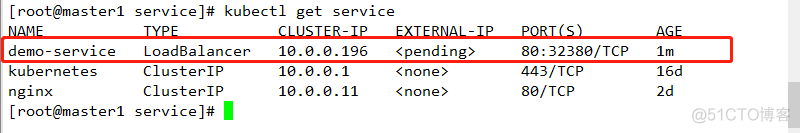 kubernetes  service  和 ingress