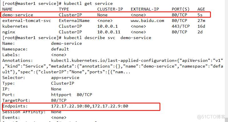 kubernetes  service  和 ingress