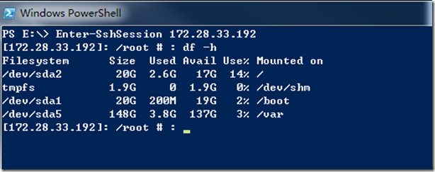 利用Powershell SSH-Session 工具管理 linux或网络设备_linux_14