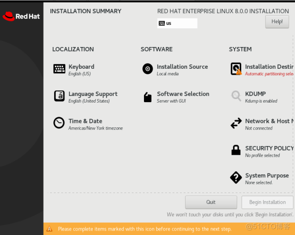 【红帽Linux入门指南】第一期：红帽 RHEL 8.0 操作系统安装步骤详解_Redhat_19