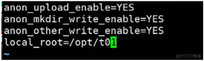 anon_upl 
anon mkdir write enable—YES 