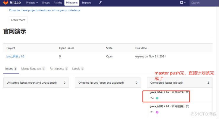 Gitlab里程碑(milestones)_Gitlab里程碑(milestones_21