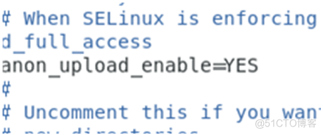 When SELinux is enforcing 
d full access 
anon _up oad 
this if you 