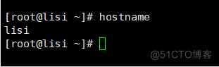 [ root@lisi hostname 
list 
[root@lisi 0 