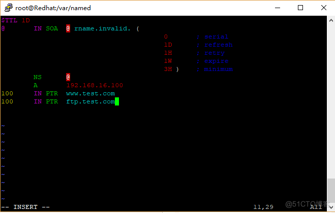 Redhat 7 DNS安装与配置_vim_06