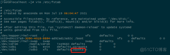EXT4文件与XFS文件系统磁盘配额_linux磁盘配额_12