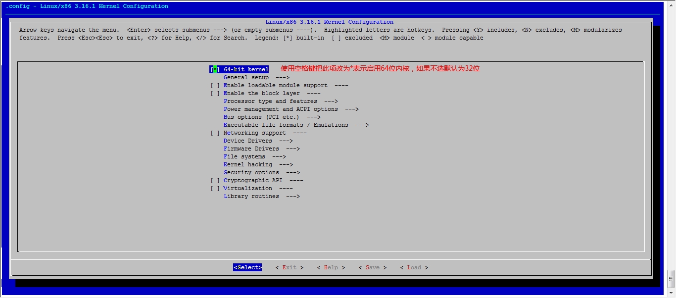 Linux之手动编译属于自己的微型内核_Linux_10