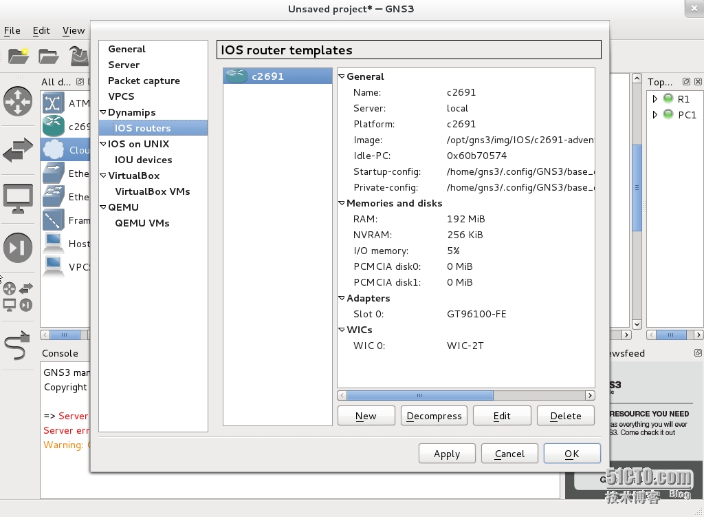 64位linux下的gns3网络模拟器配置_qemu_10