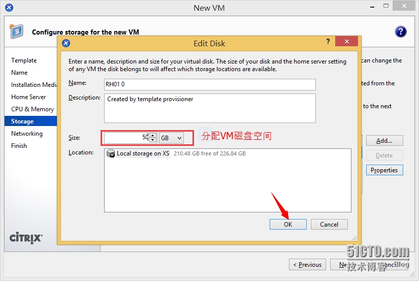 XenServer 6.5实战系列之十三：图形界面安装Linux Redhat系统_Citrix _08