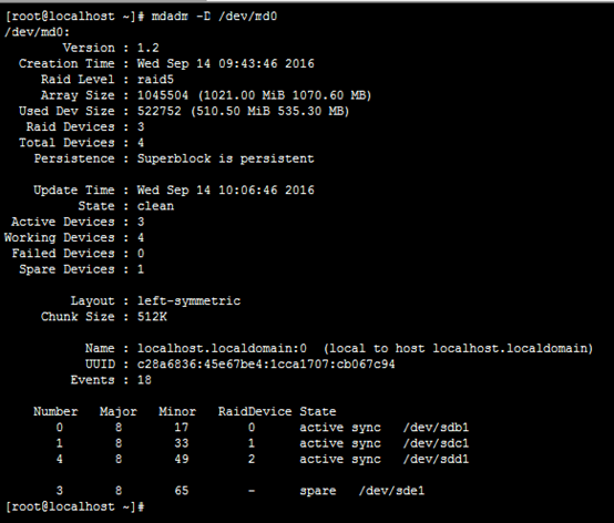 在Linux上使用软RAID模拟磁盘损坏实验_Linux_06