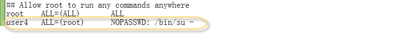 Linux系统中切换用户身份su与sudo的用法与实例_ sudoers_12