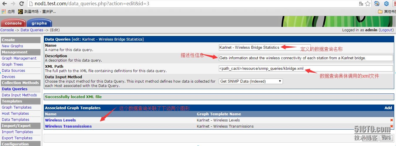 cacti监控工具之数据收集方法、模板介绍及使用_cacti模板使用_03