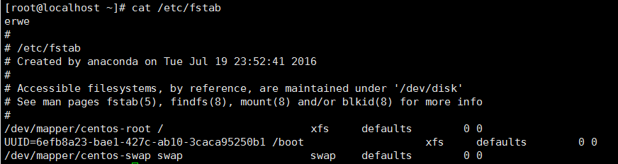 Linux基础之挂载详解（mount,umount及开机自动挂载）_swap