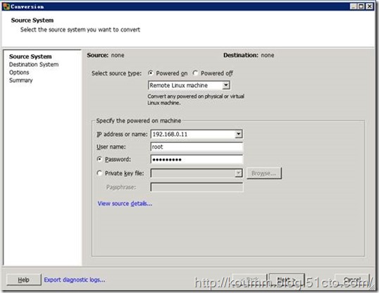 VMware Converter Standalone 6.1.1 P2V迁移Linux一例_convert_02