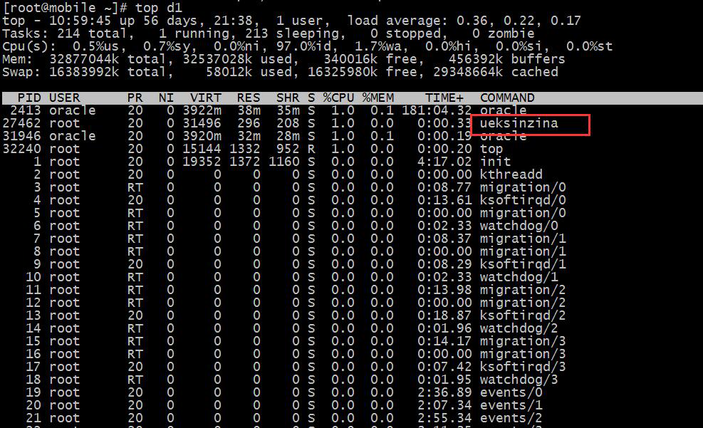 解决linux病毒导致带宽跑满的解决过程 ，可以参考参考_服务器_04