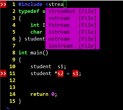 Linux平台 YouCompleteMe自动补全C++程序_Linux平台 YouCompleteM_05