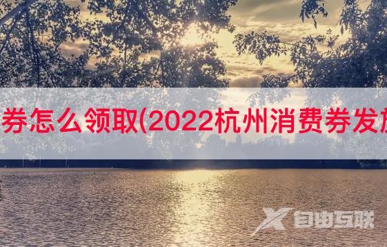 杭州抖音美食券怎么领取(2022杭州消费券发放时间第四期)