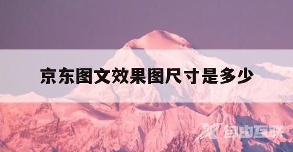 京东图文效果图尺寸是多少(京东图文效果图尺寸是多少合适)