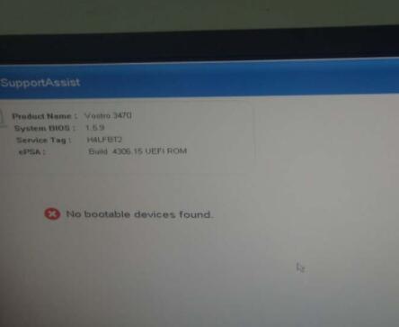 no bootable devices found怎么解决 是什么意思