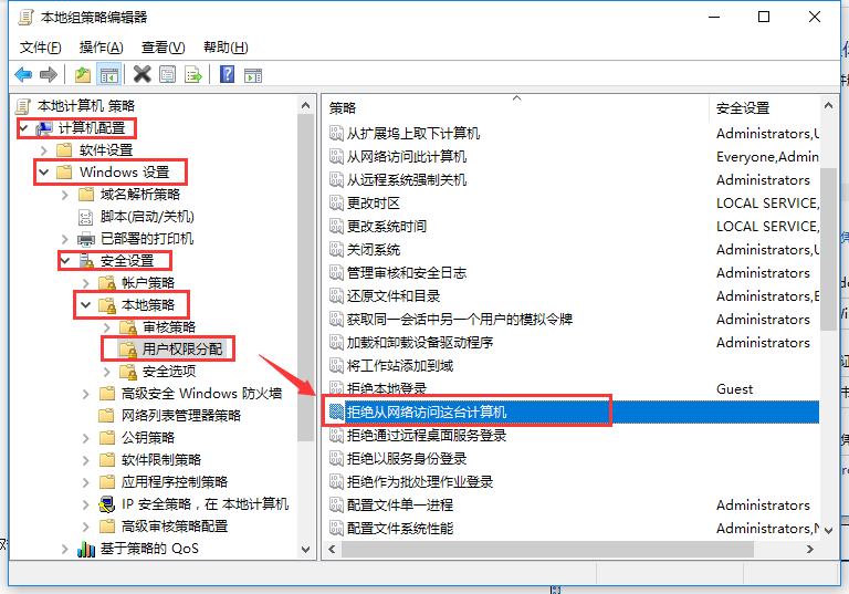 解决没有权限使用网络资源(1)