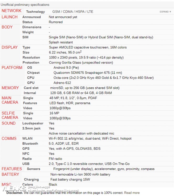 摩托罗拉Moto Z4 Play被曝光：骁龙675，后置4800万单摄(1)