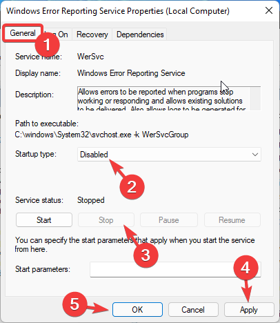 win11如何关闭Windows错误报告？