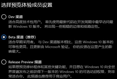 win11预览成员选哪个 win11预览选择设置方法