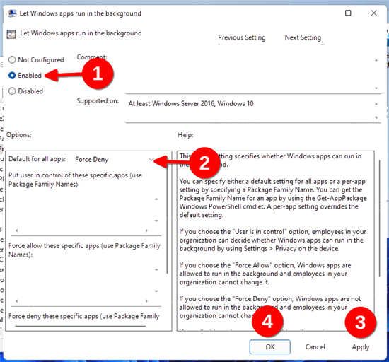 win11怎么禁用后台应用 win11系统禁用后台应用程序的方法教程