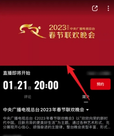 2023年兔年央视春晚在手机上怎么看(3)