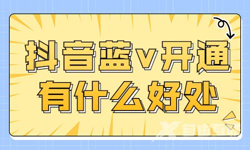 抖音蓝v开通有什么好处？让小编来告诉你！ - 自由互联