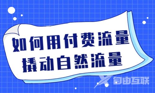 如何用付费流量撬动自然流量？要怎么操作？ - 自由互联