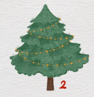 procreate怎么绘制圣诞树插画？ipad插画教程！