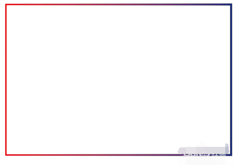 illustrator（AI）怎么制作红蓝渐变边框图形？AI插画入门