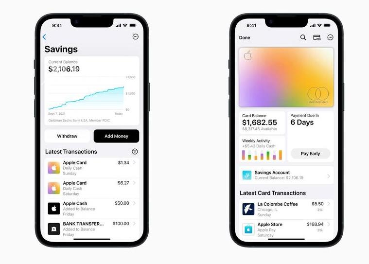 苹果 Apple Card 新增储蓄账户功能，自动帮用户存钱插图1