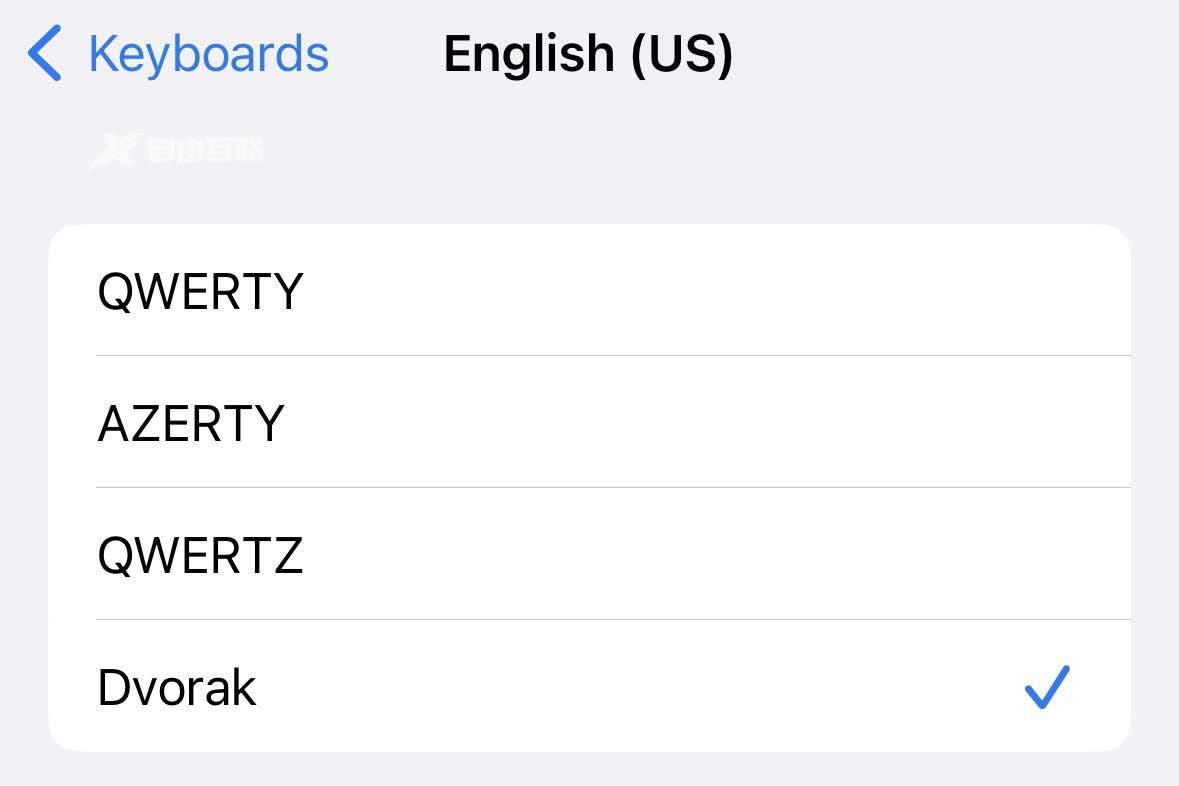 苹果 iOS 16 悄然支持 Dvorak 键盘布局插图3