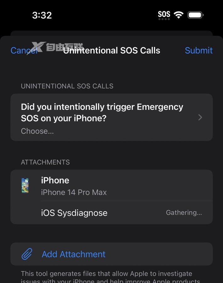 苹果在 iOS 16.2 Beta 中收集意外激活 SOS 紧急求救的数据反馈插图3