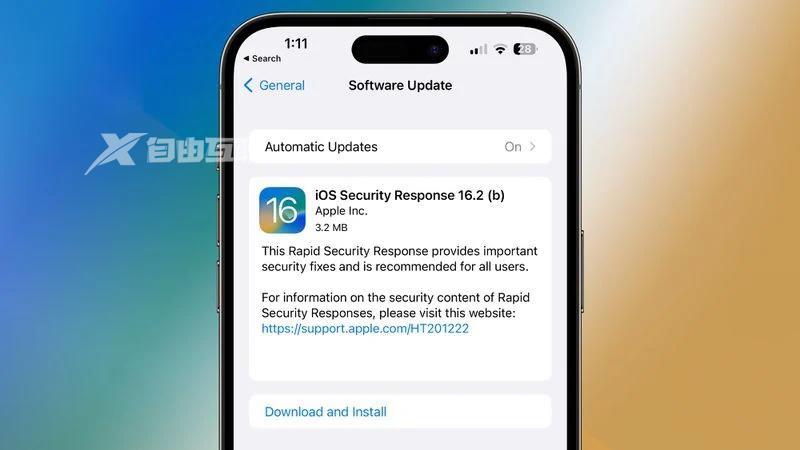 苹果为升级到 iOS 16.2 Beta安全响应更新插图1