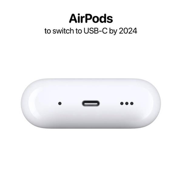 所有AirPods或将于2024年改为USB-C充电口插图1