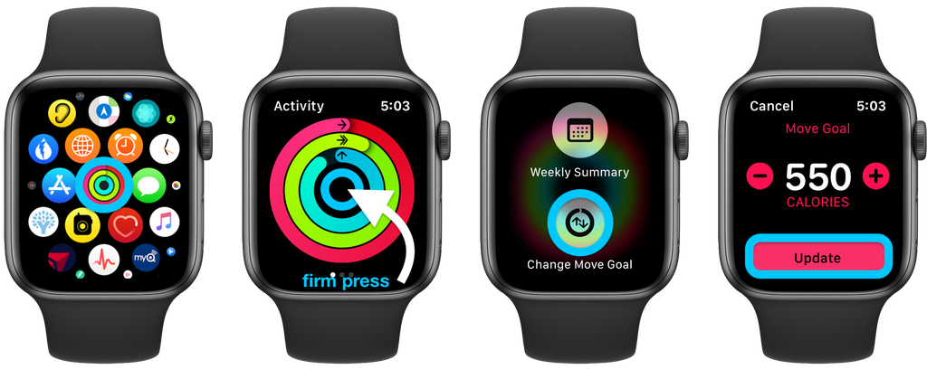 如何更改 Apple Watch「健身记录」的活动目标？