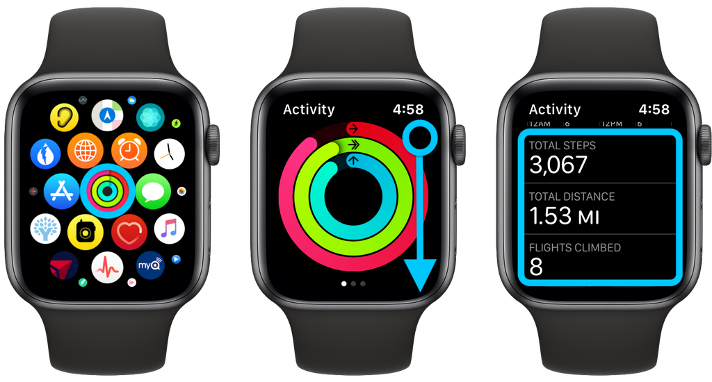 如何在 Apple Watch 上追踪步数、距离及爬楼层数？