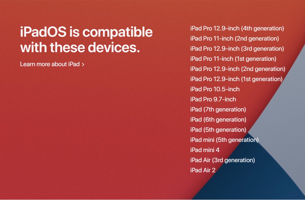 苹果 iOS 14/iPadOS 14 可升级机型汇总
