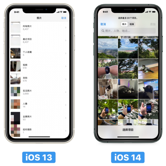 iOS 14 中的相机和相册有哪些新改进？
