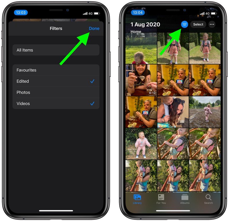 iOS 14 教程：如何在 iPhone 和 iPad 上的照片库中过滤图像？