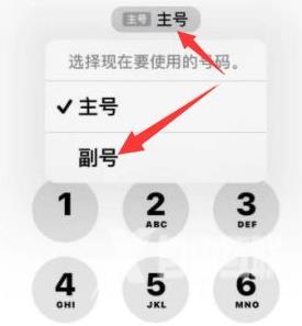 iPhone 14 Pro Max如何使用副卡打电话？