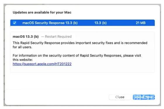 苹果快速安全响应更新是什么？如何进行快速安全响应？