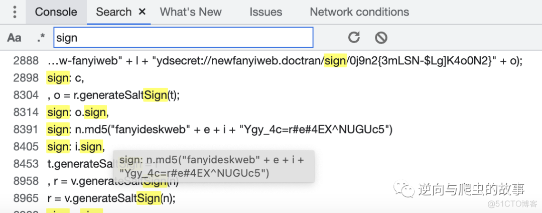 某道翻译sign参数逆向分析(JS逆向第七期)_ide_07