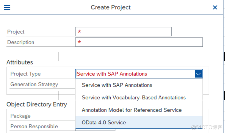 关于 SAP SEGW Project Type 的四种不同类型_生成策略