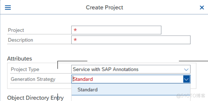 关于 SAP SEGW Project Type 的四种不同类型_上传_02